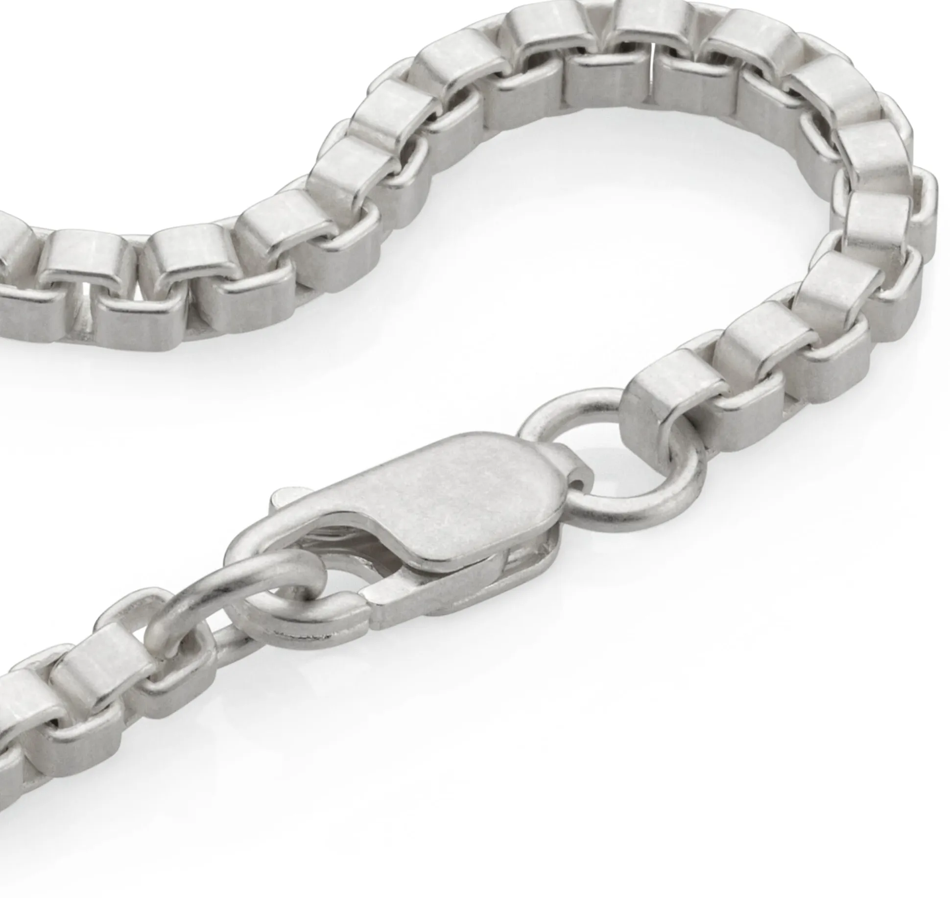 Armband Venezianer eckig, Silber