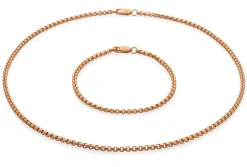 Armkette Venezianer roségoldplattiert