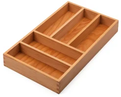 Besteckeinsatz Buchenholz