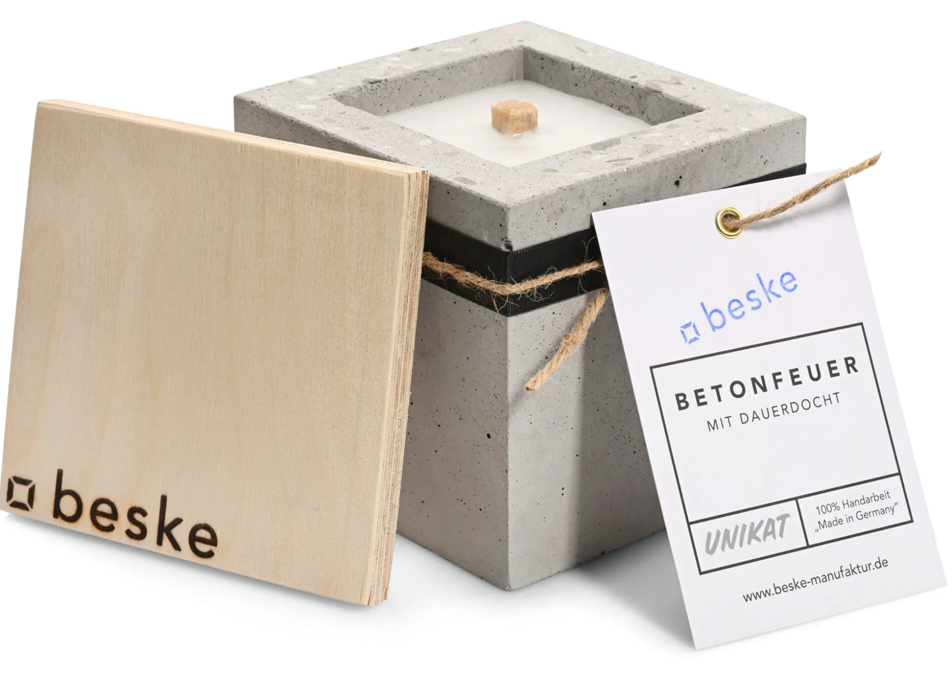 Betonfeuer Würfel