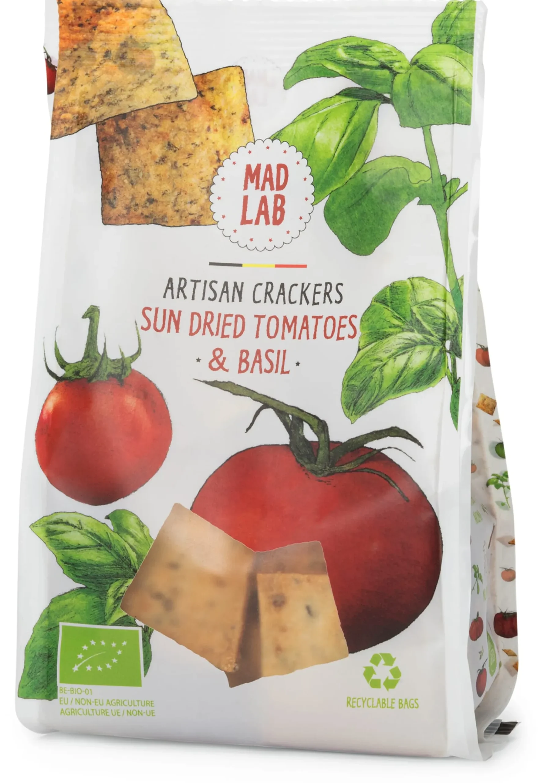 Bio-Cracker Tomate-Basilikum