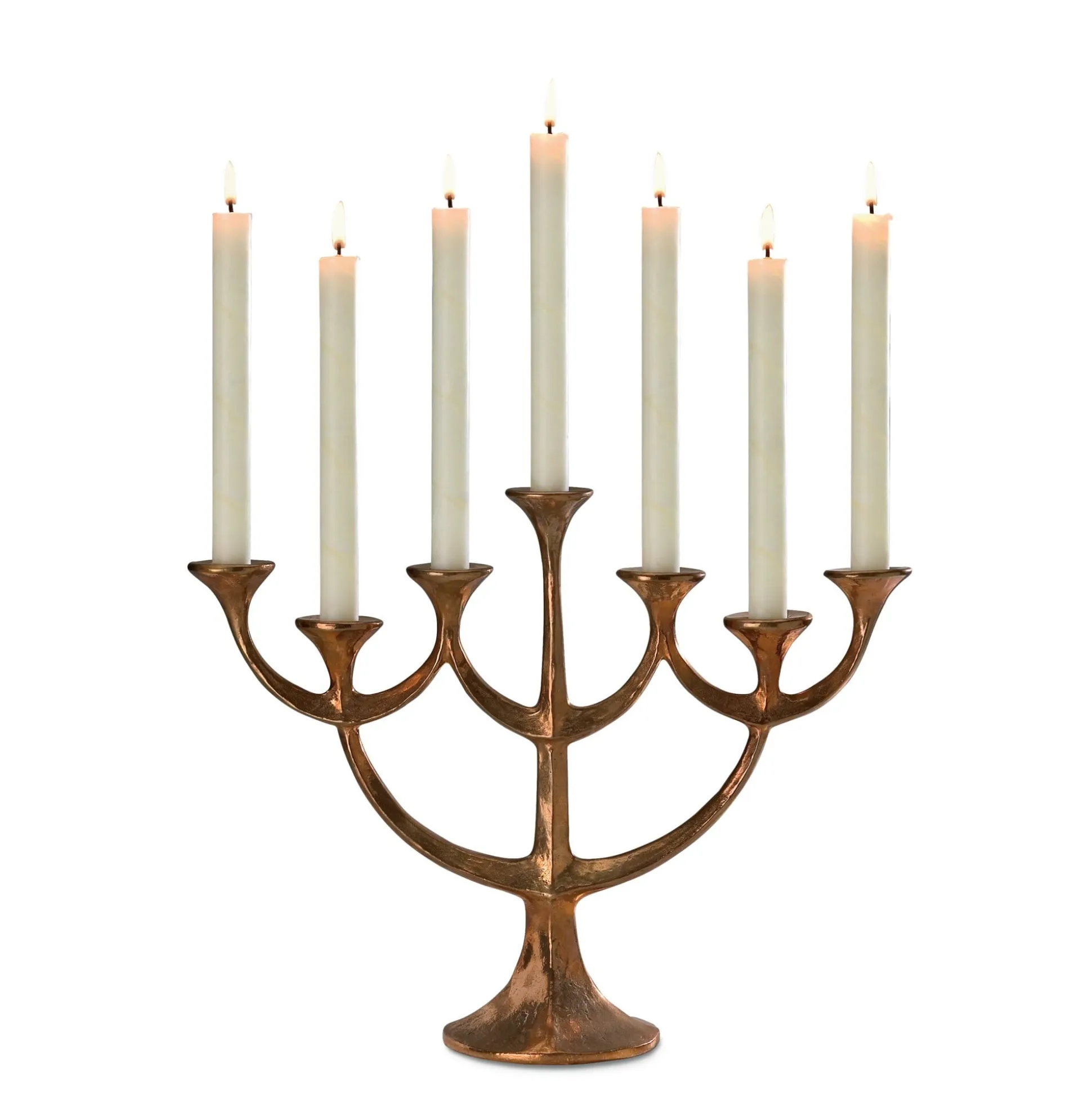 Bronzeleuchter 7-flammig