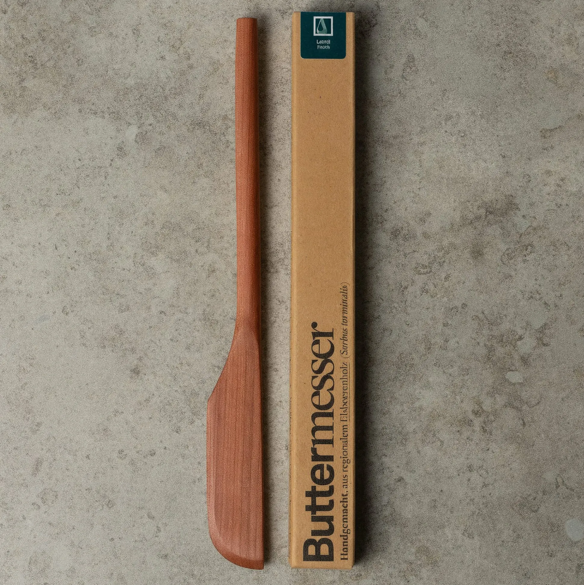 Buttermesser Elsbeerenholz