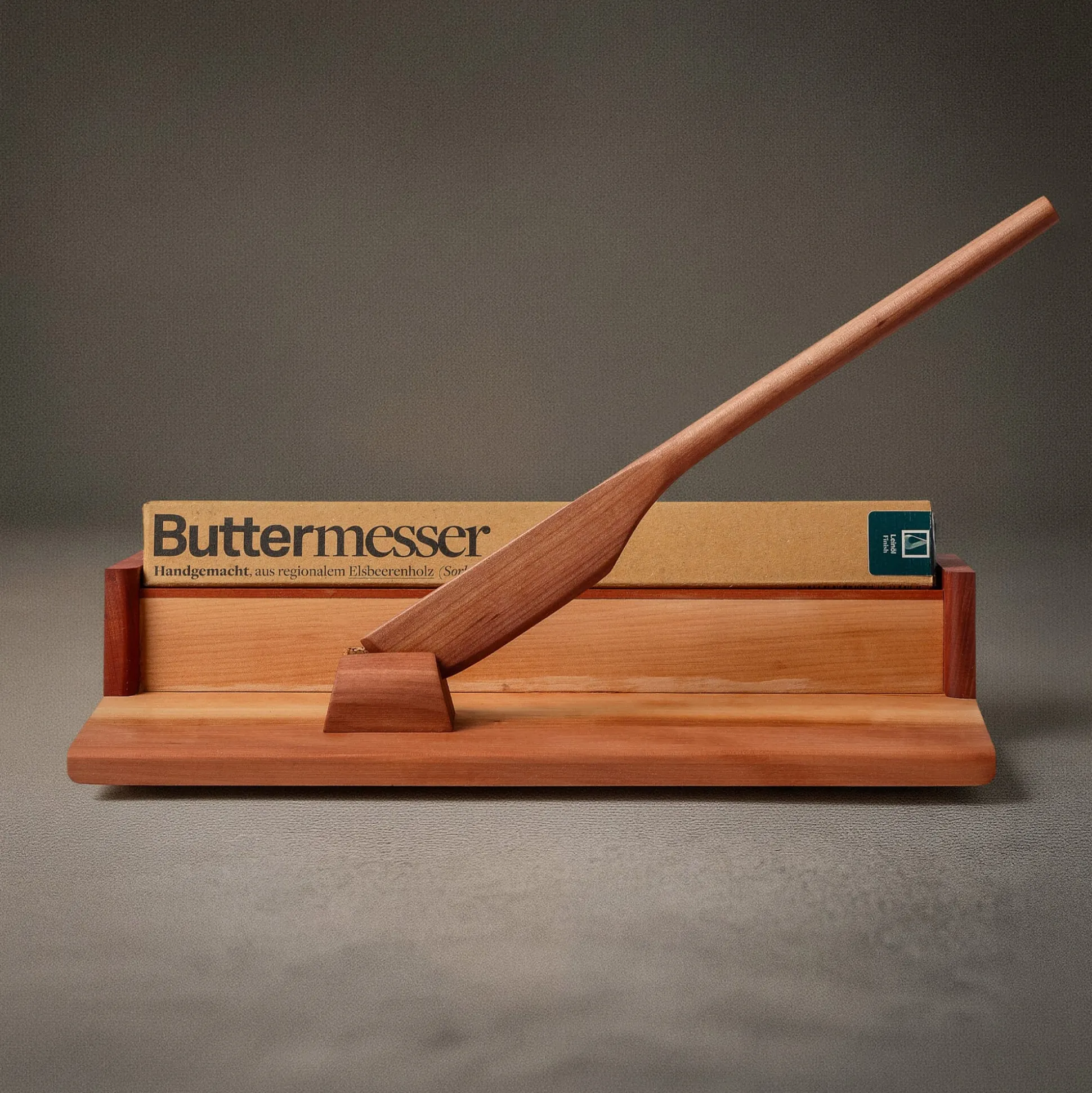 Buttermesser Elsbeerenholz