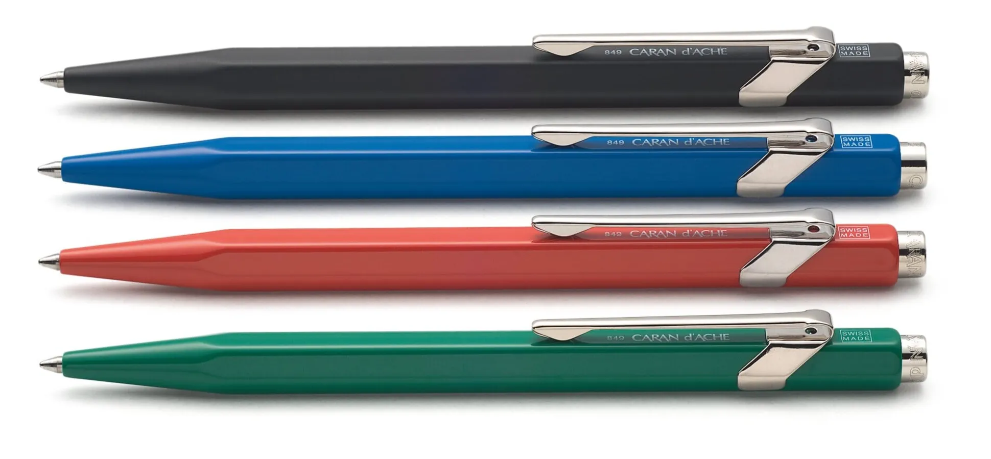 Caran d’Ache Kugelschreiber. Set 4 Farben