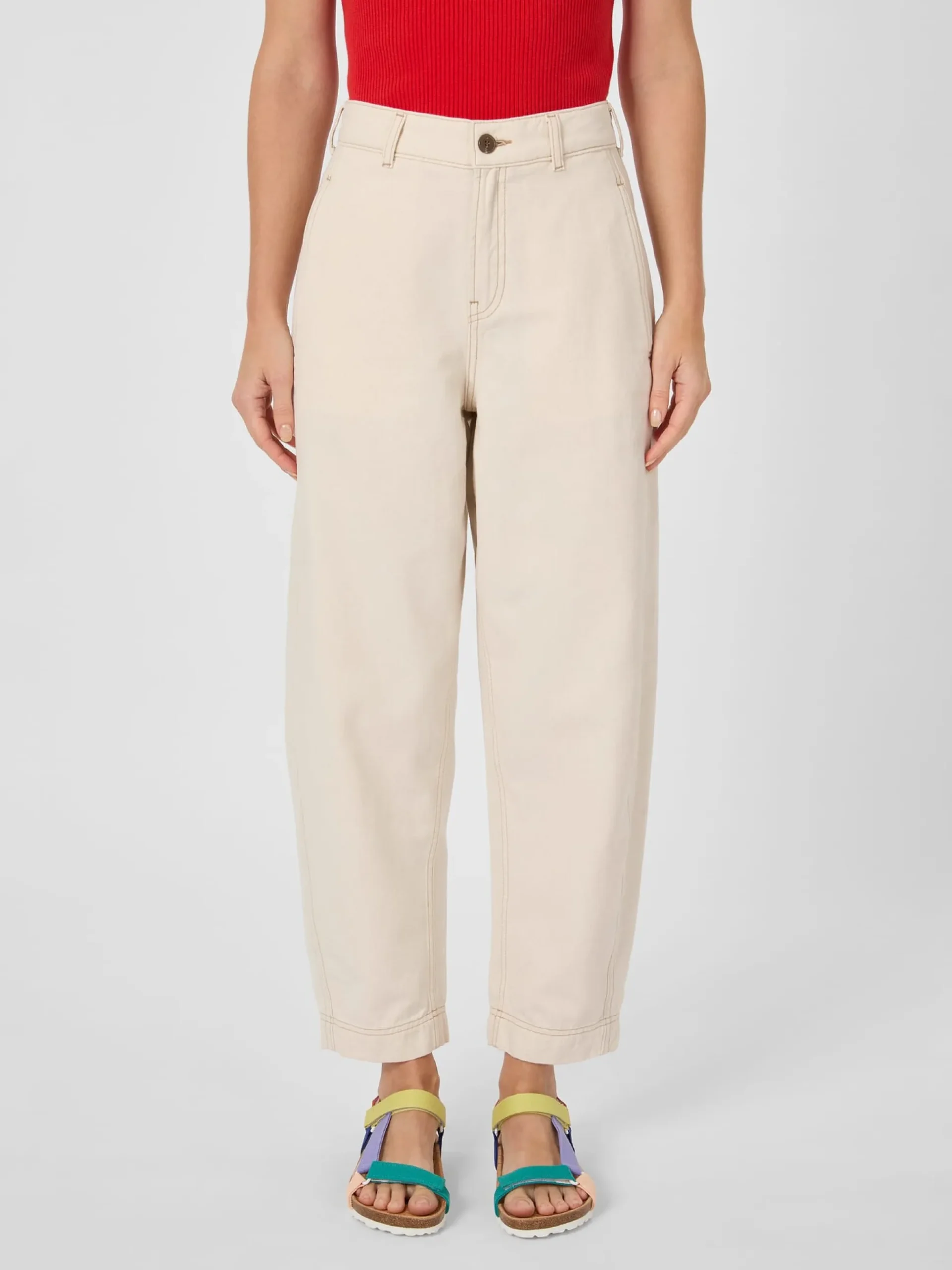 Damen-Barrel-Pants Canvas
