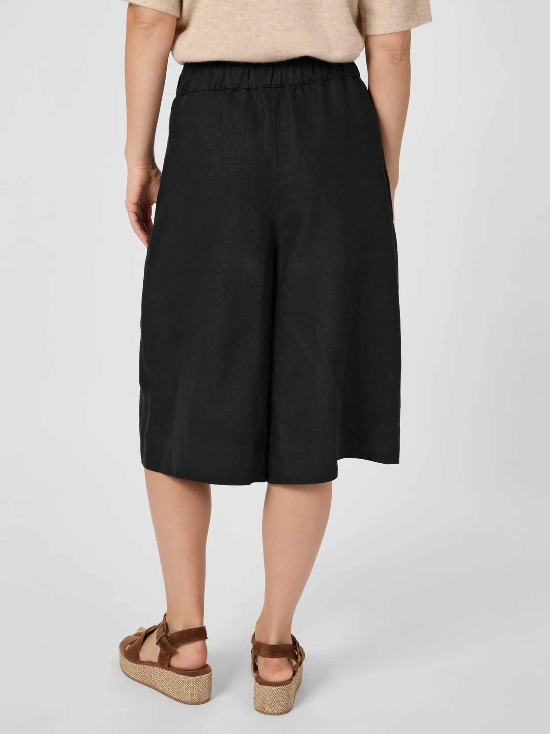 Damen-Bermudahose Leinen