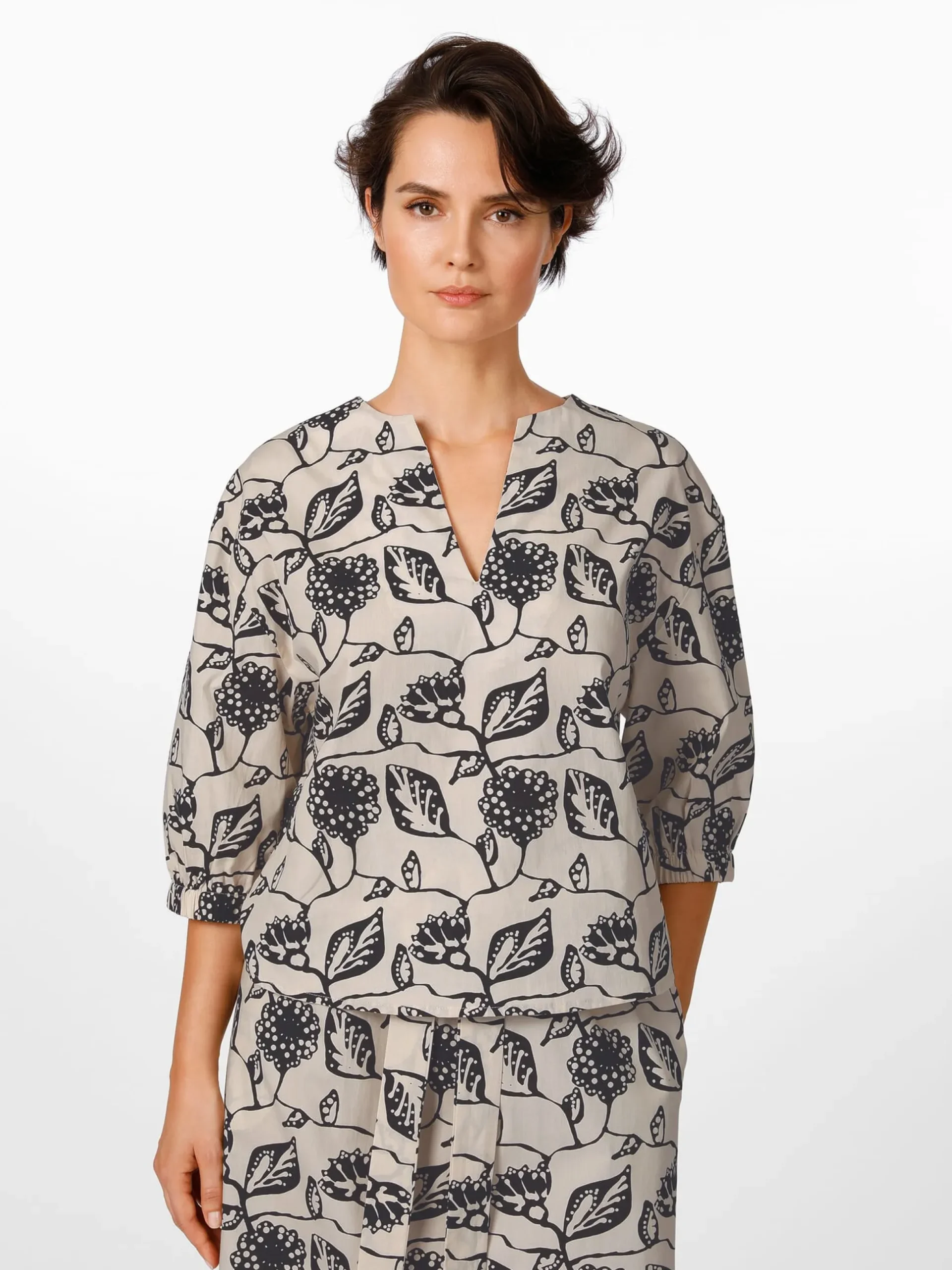 Damenbluse Floral Print