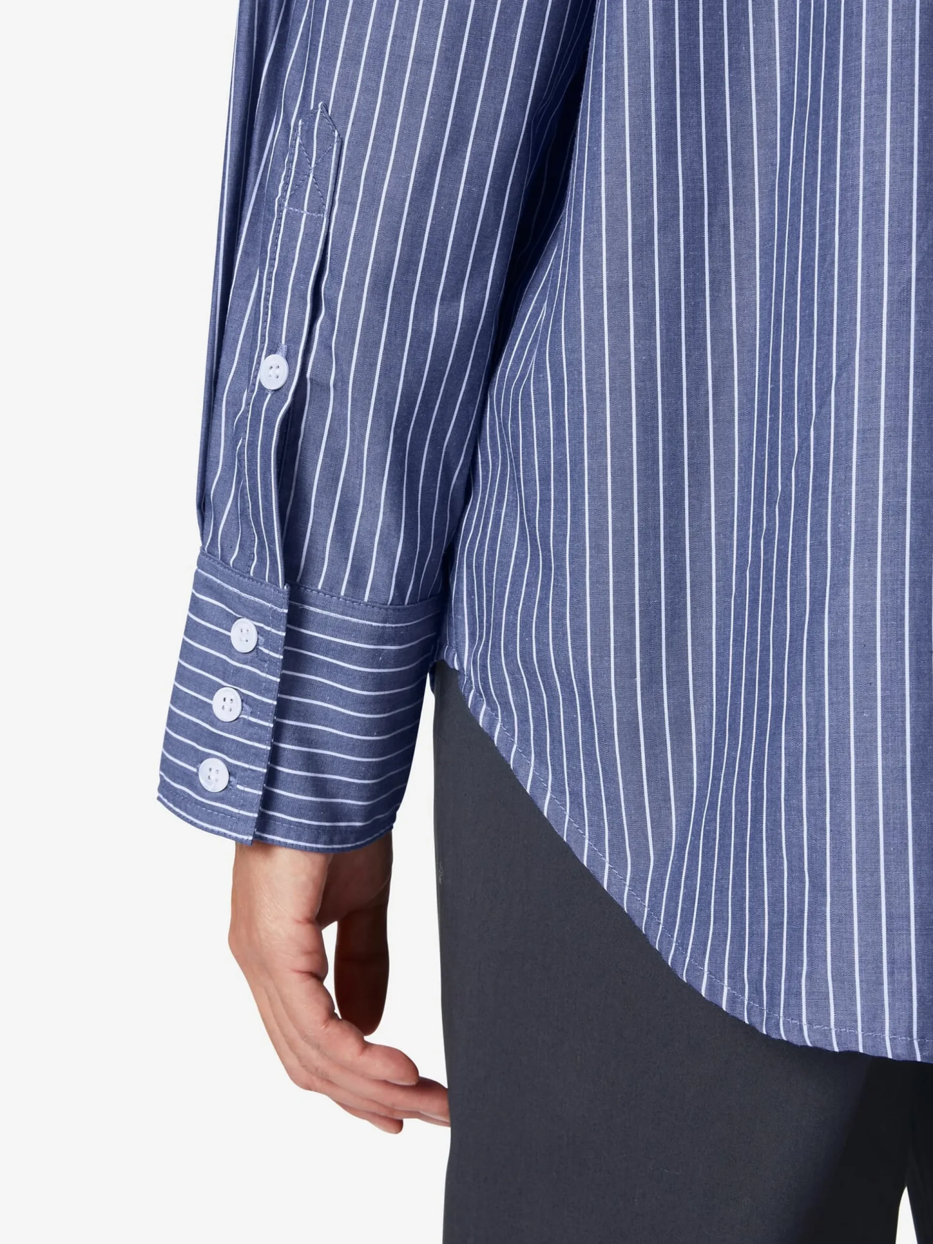 Damenbluse gestreift