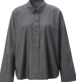 Damen-Bluse meliert