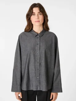 Damen-Bluse meliert