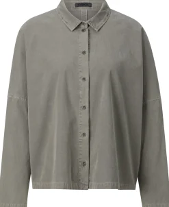 Damen-Cordbluse