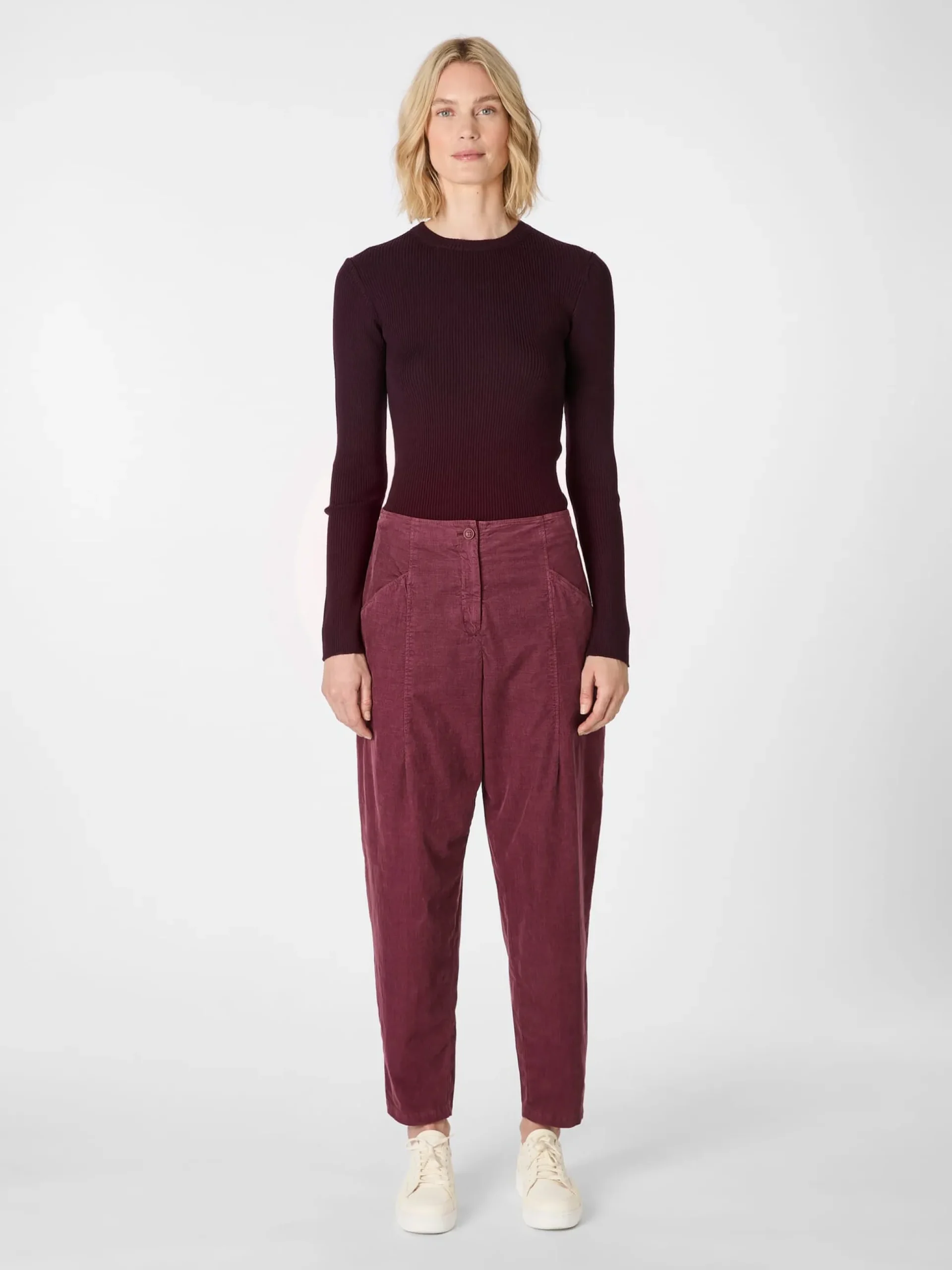 Damen-Feincordhose