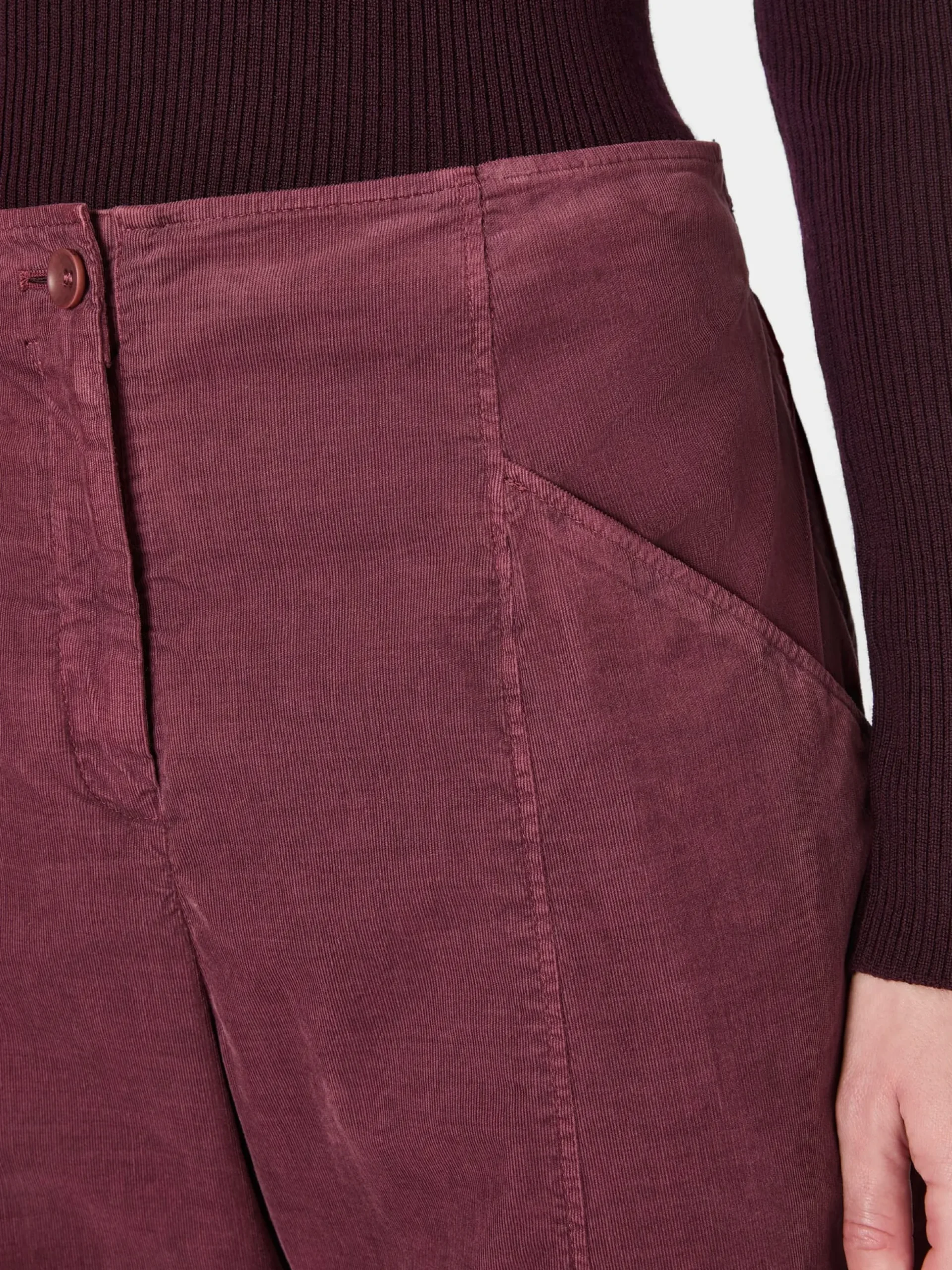 Damen-Feincordhose