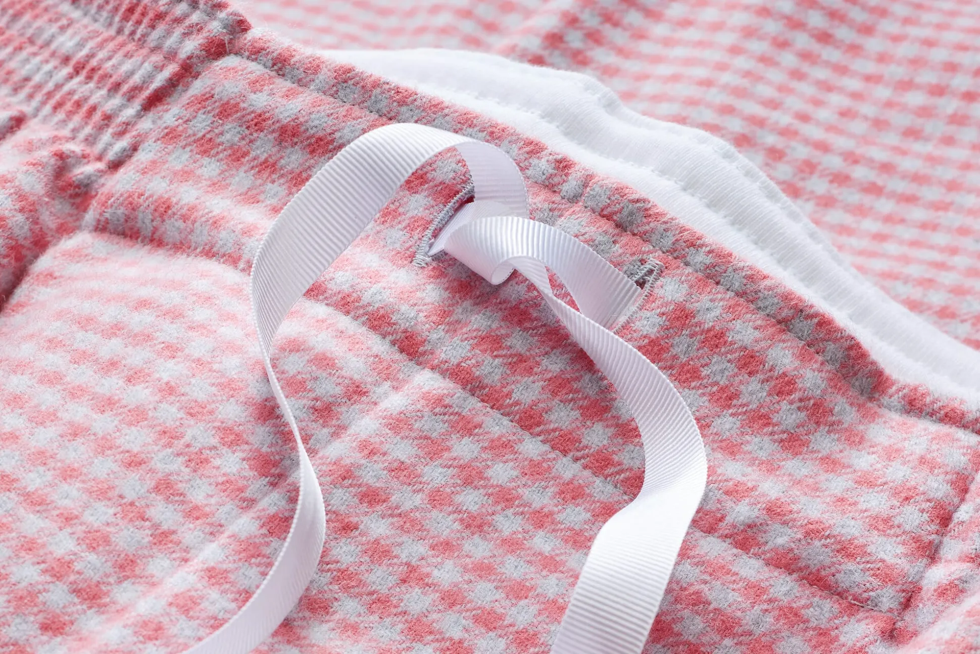 Damen-Flanellpyjama kariert