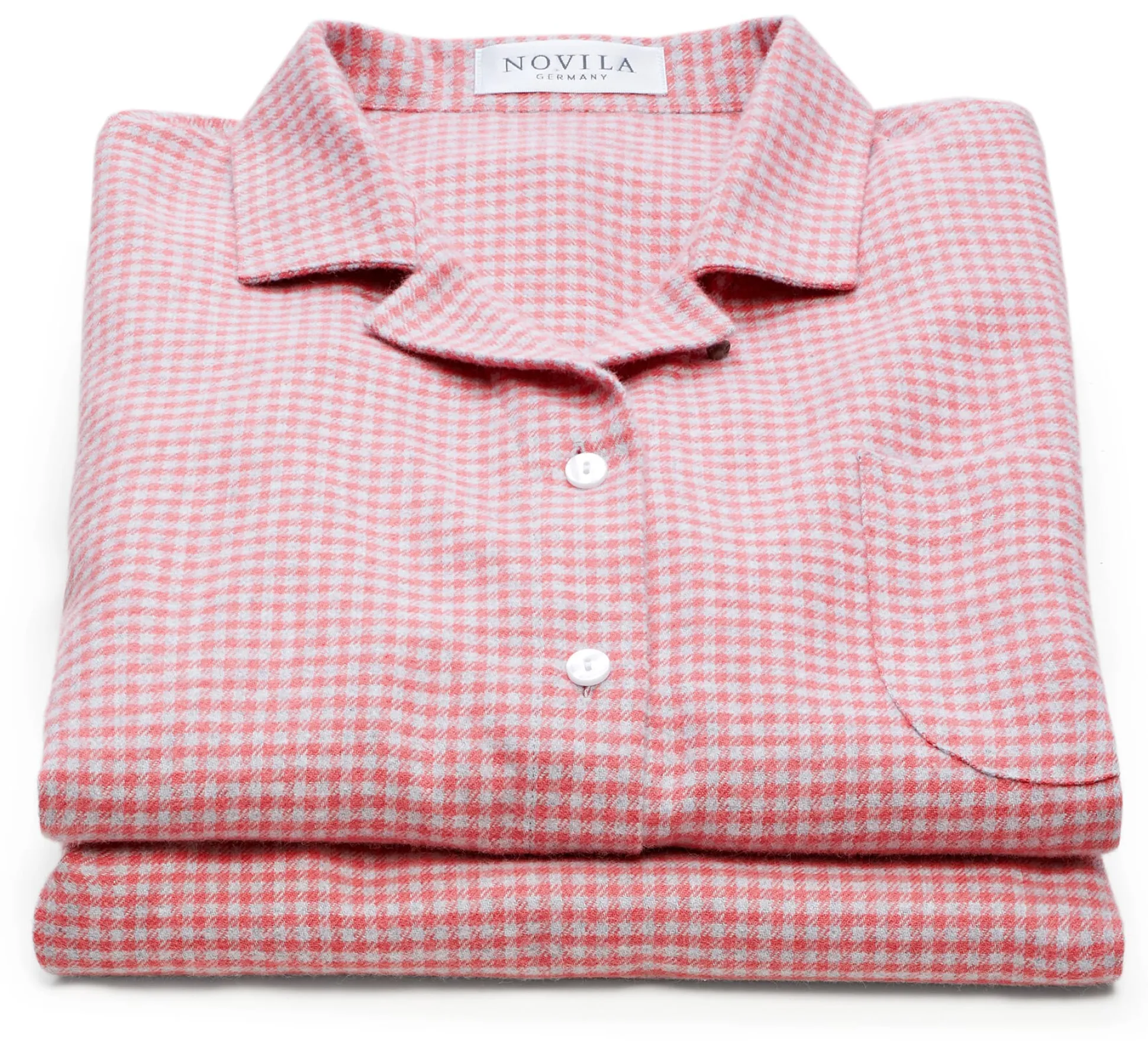 Damen-Flanellpyjama kariert
