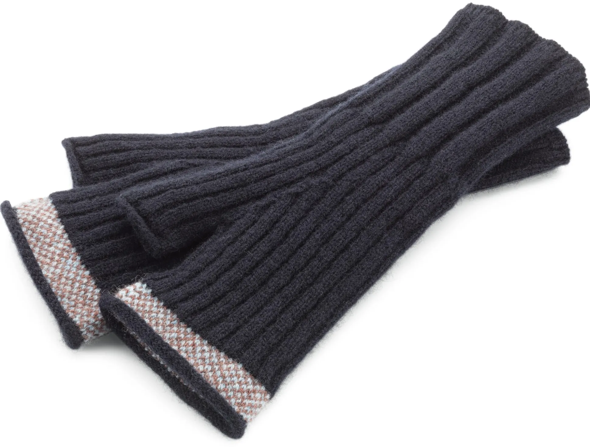 Damen-Handschuh fingerlos, Dunkelblau