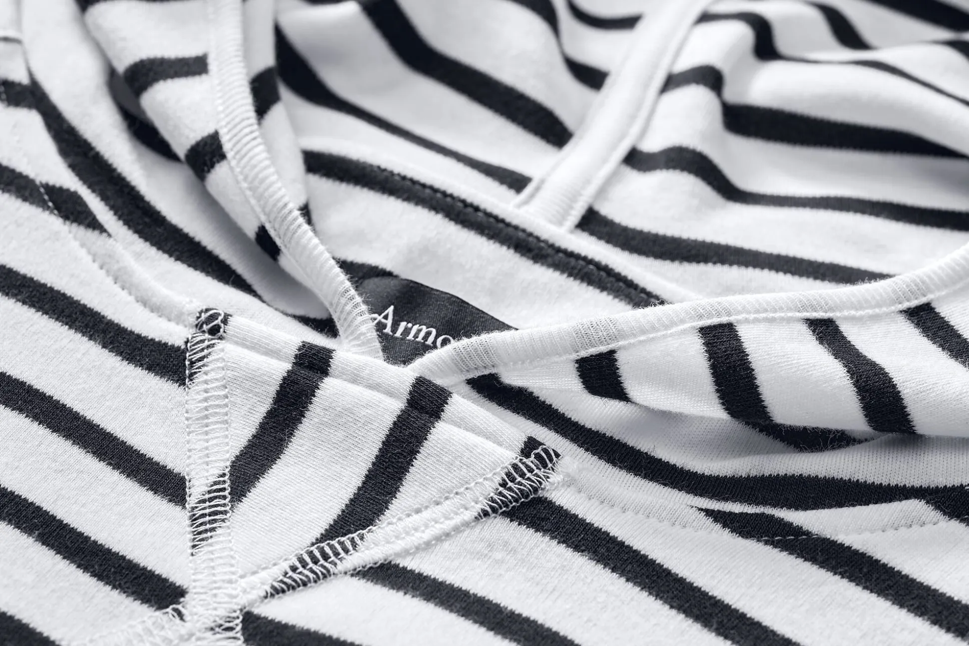Damen-Hoodie gestreift