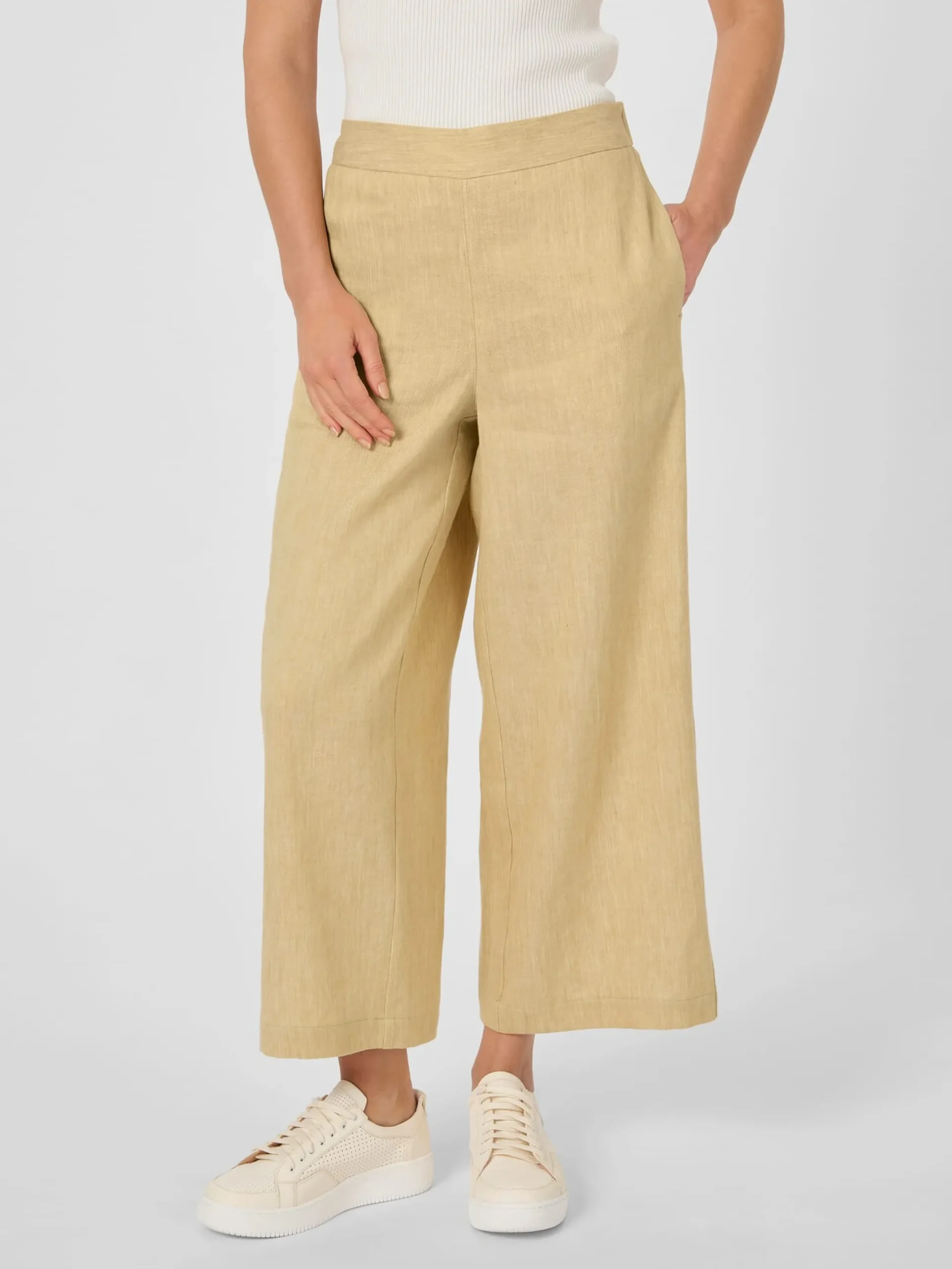Damenhose Leinen-Baumwolle
