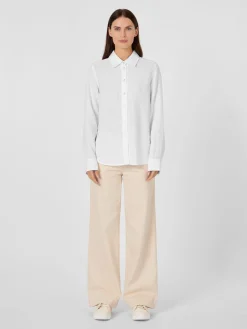 Damen-Leinenbluse