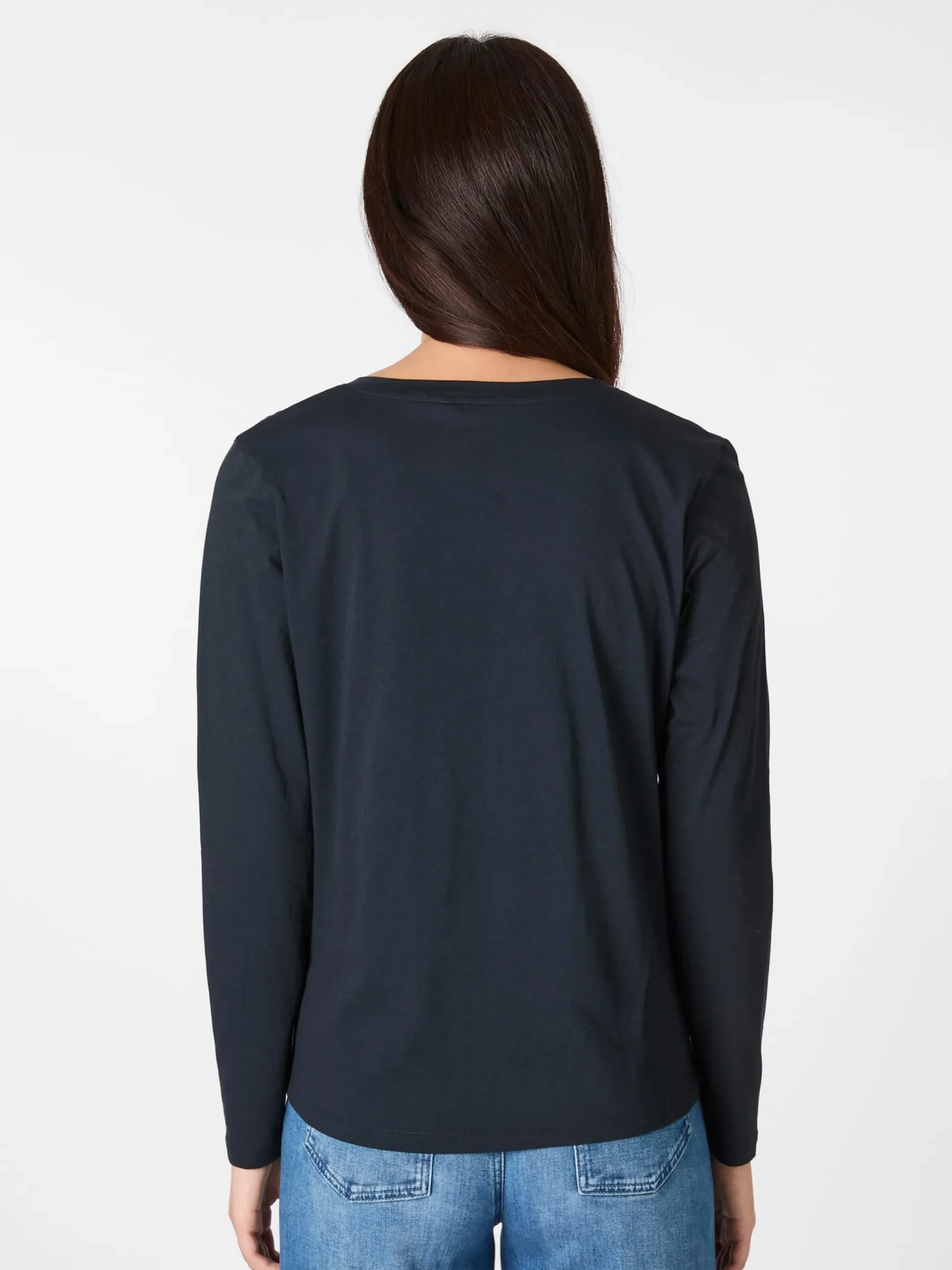Damen-Longsleeve V-Ausschnitt