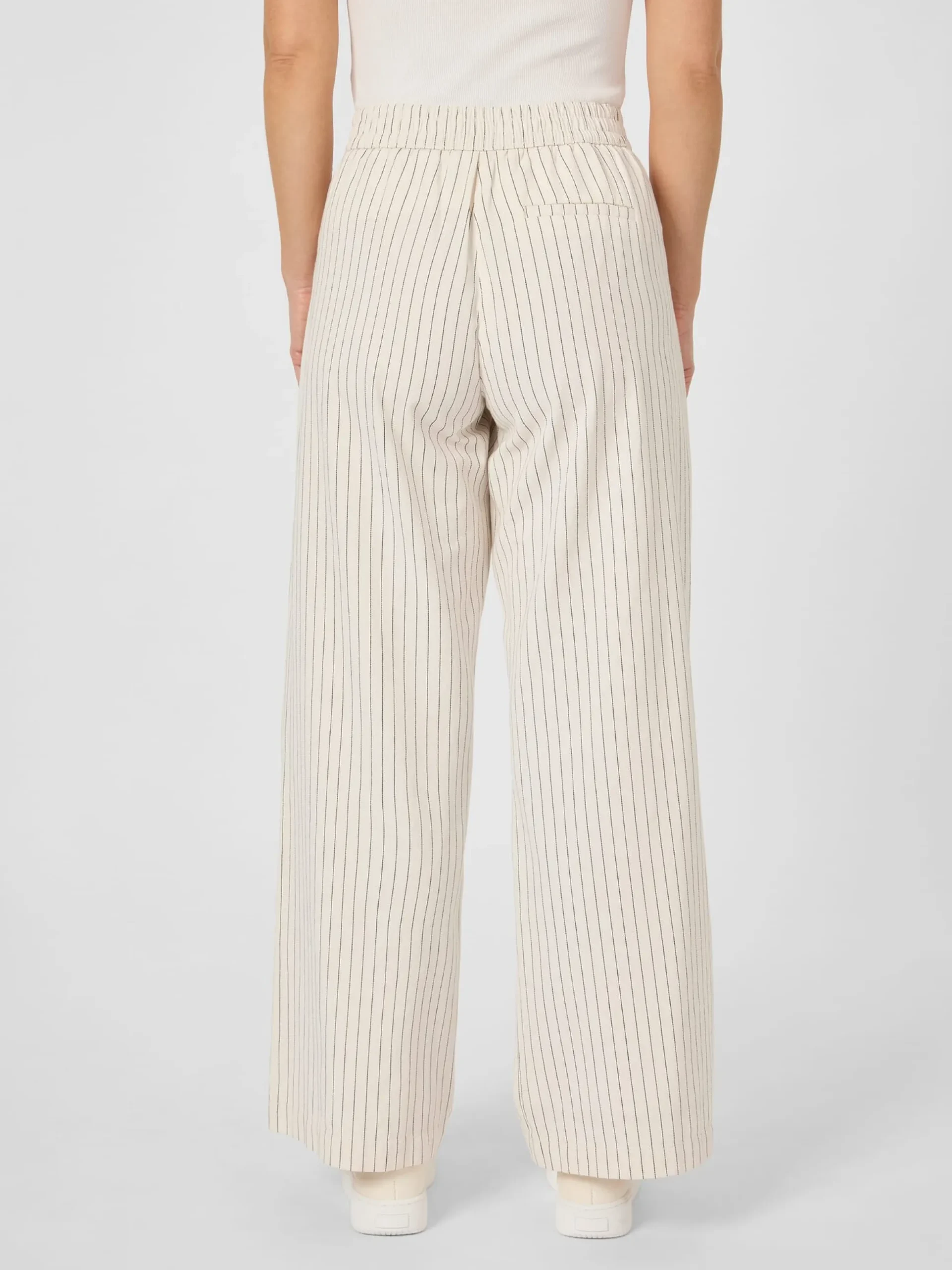 Damen-Marlenehose Nadelstreifen