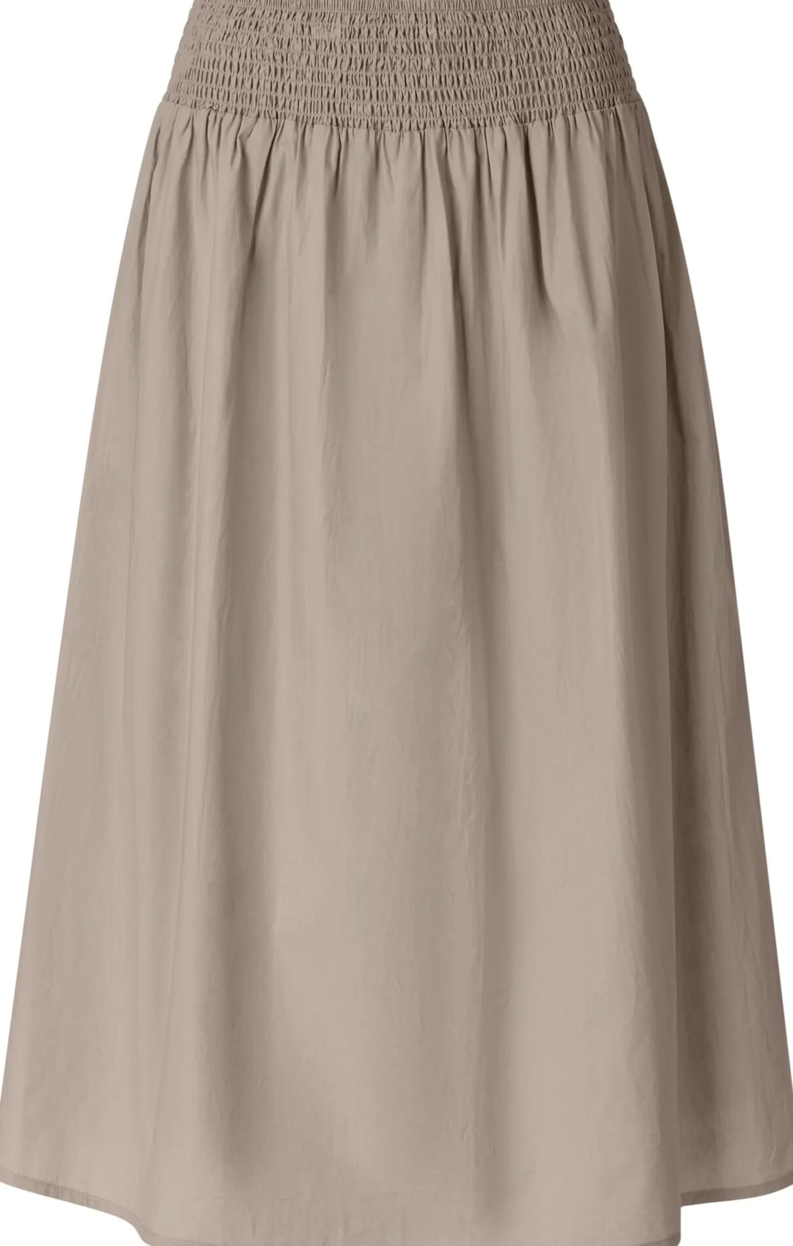 Damen-Midirock breiter Bund, Sand