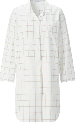 Damen-Nachthemd Flanell kariert