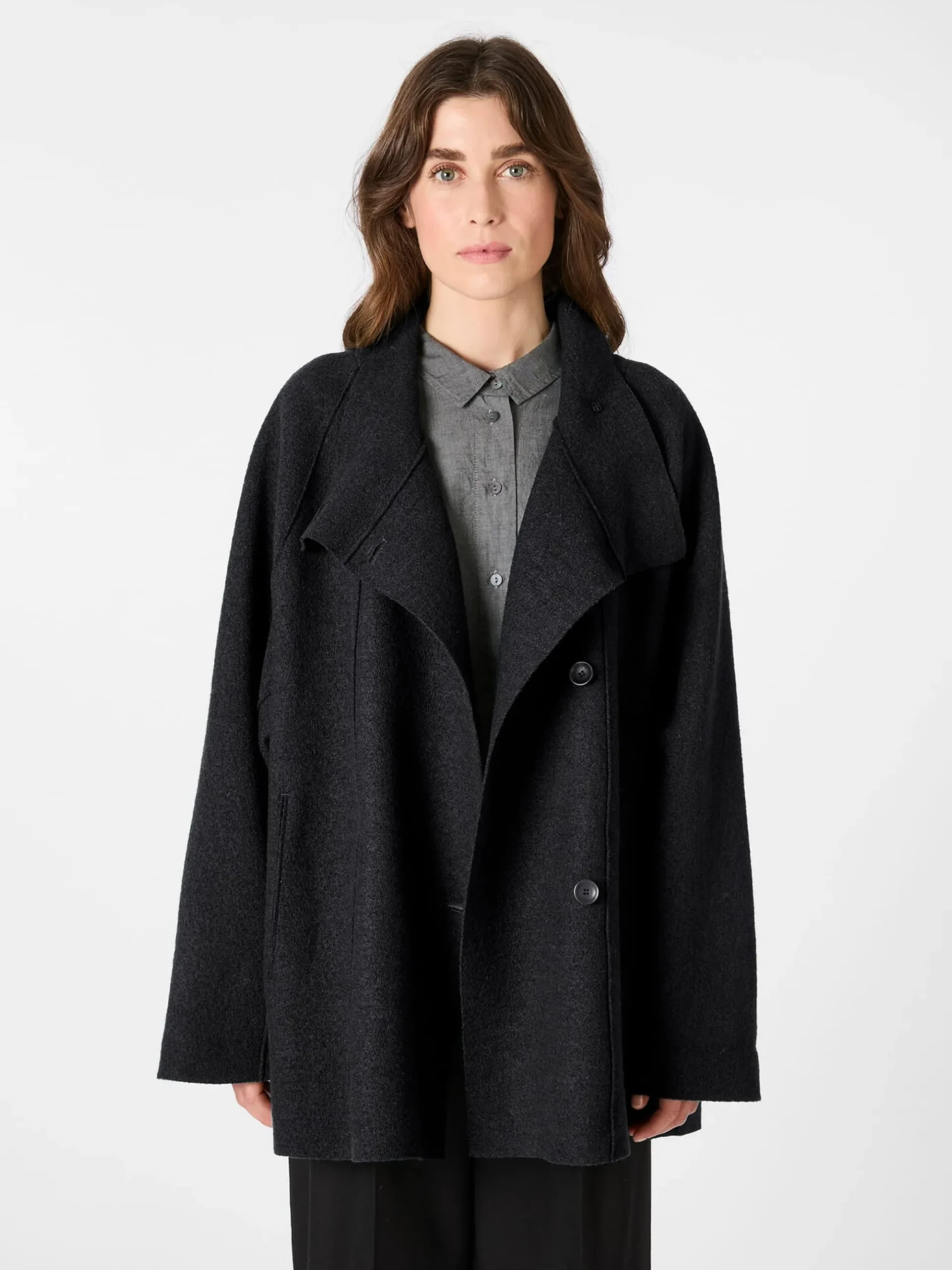 Damen-Outdoorjacke Wolle
