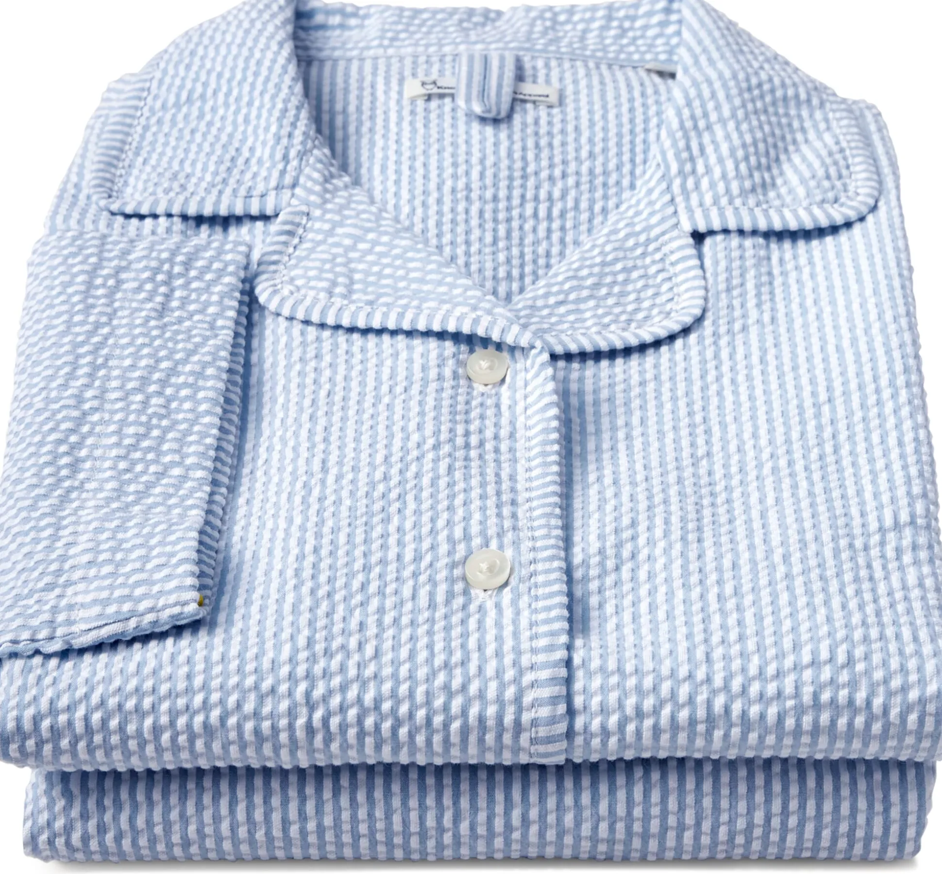 Damen-Pyjamashirt Seersucker