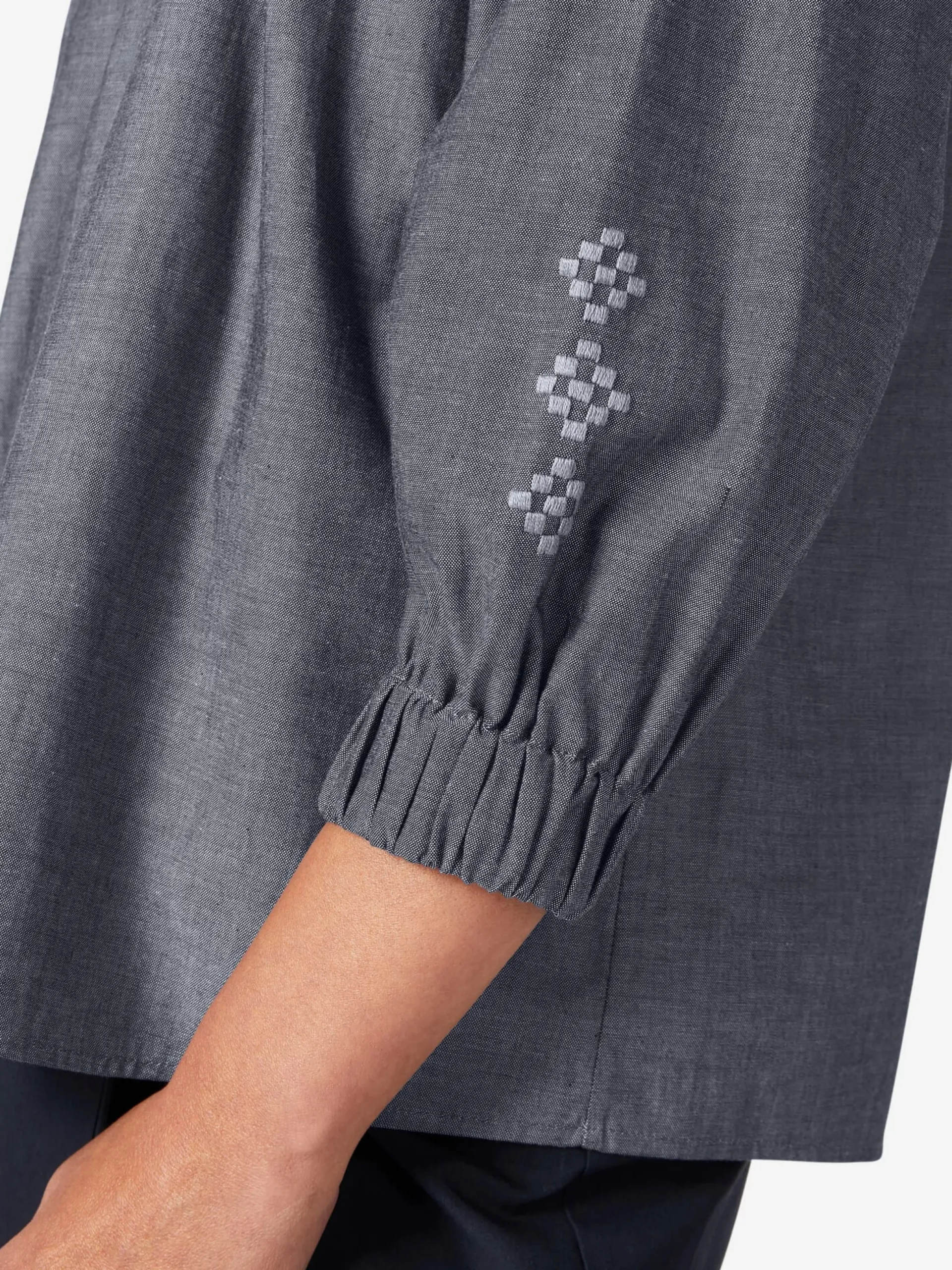 Damen-Schlupfbluse Chambray