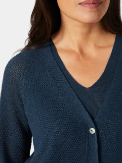 Damen-Strickjacke geknöpft