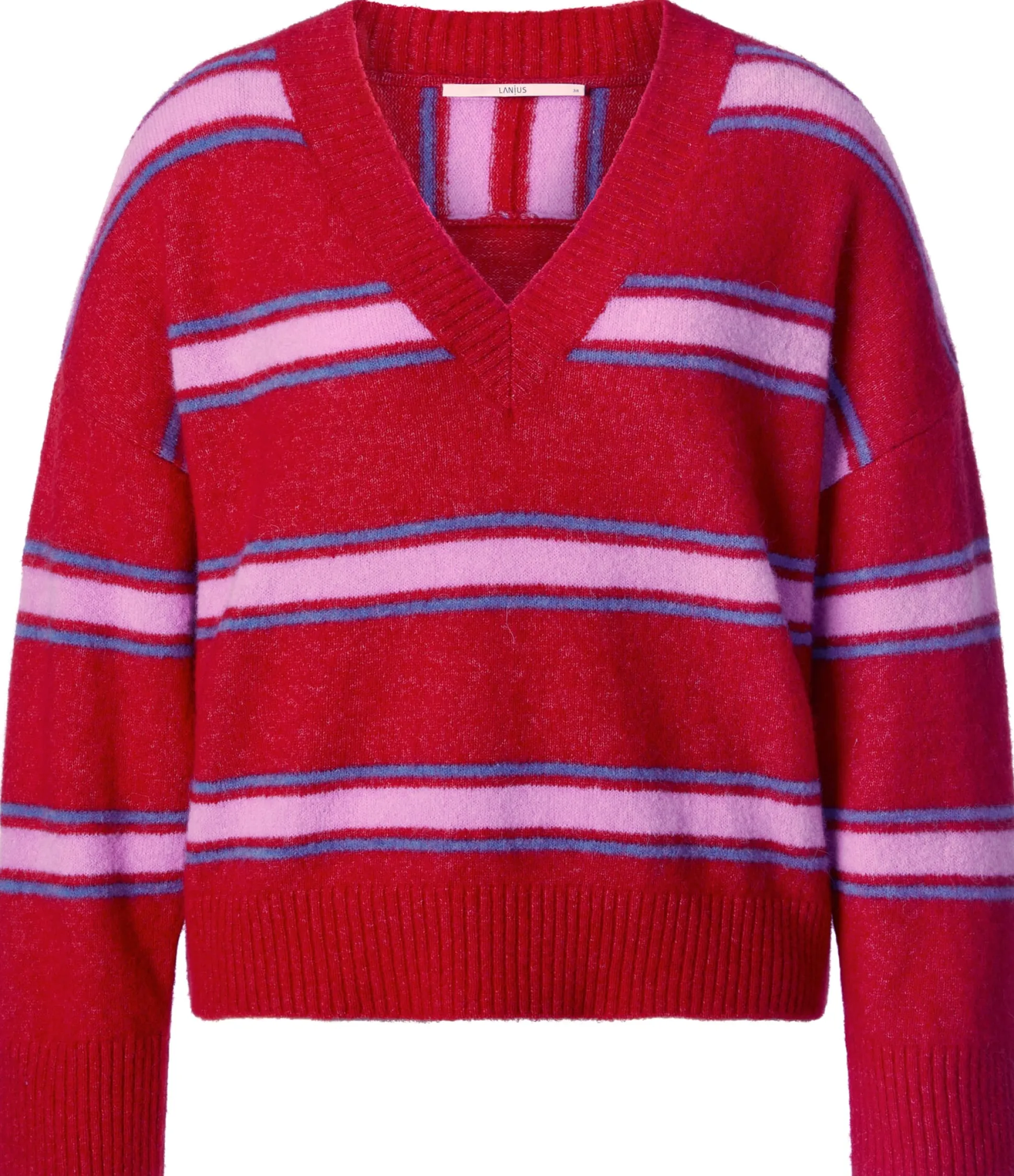 Damen-Strickpullover gestreift