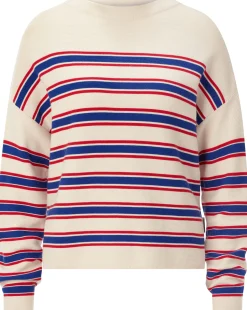 Damen-Strickpullover Streifen