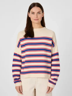 Damen-Strickpullover Streifen