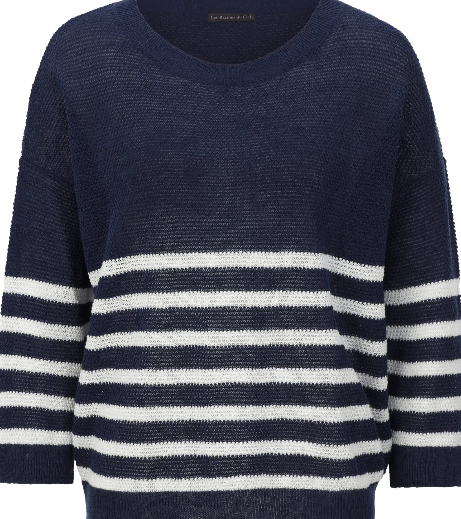 Damen-Strickshirt gestreift