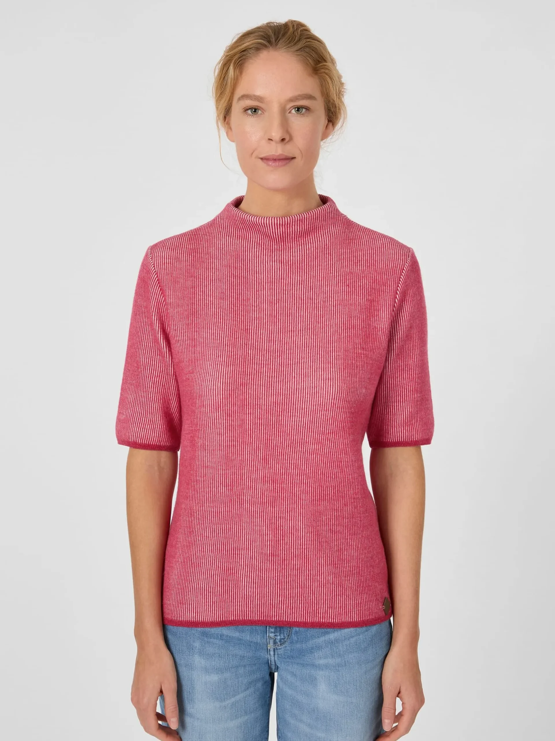 Damen-Strickshirt Halbarm