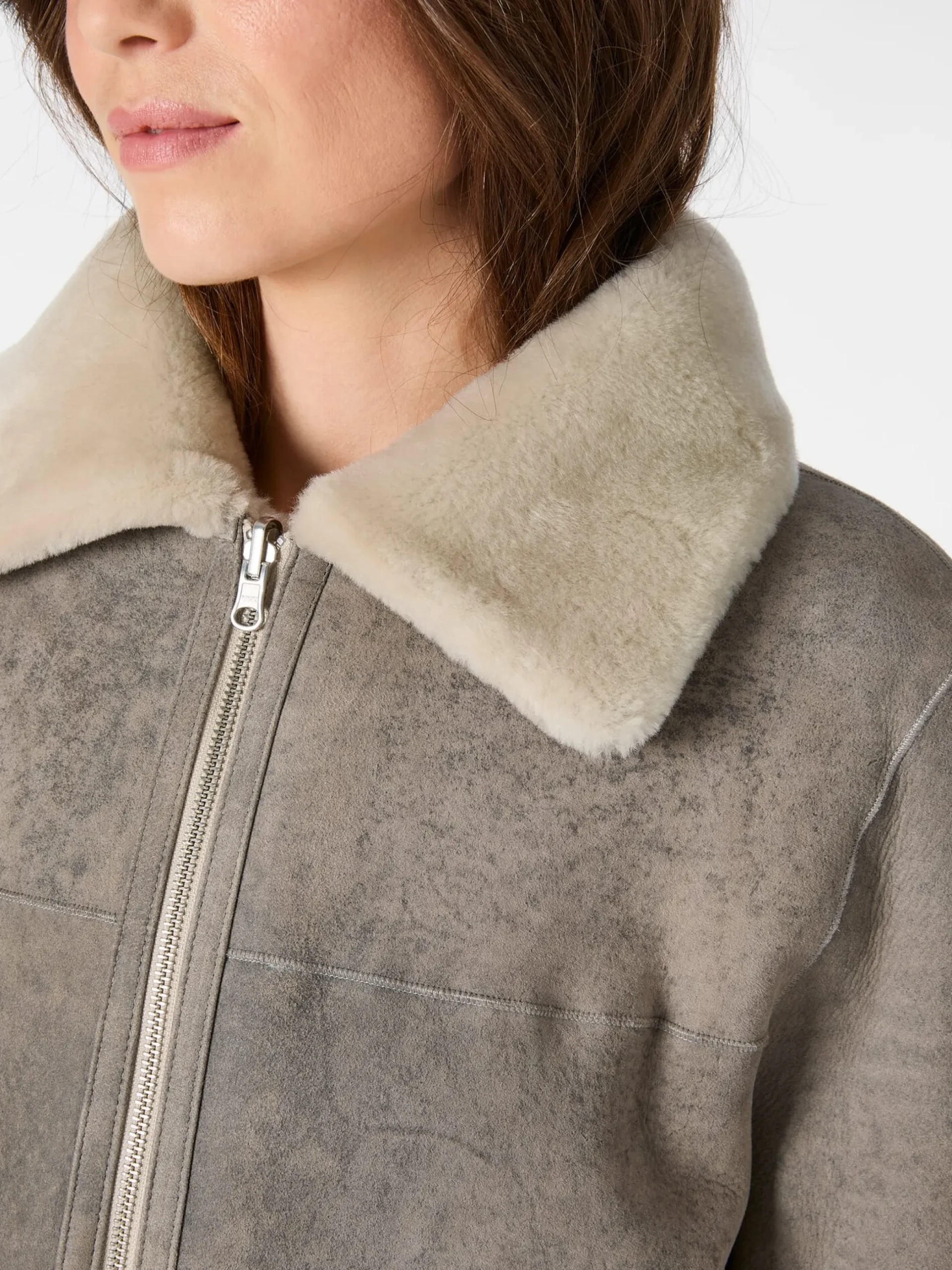 Damen-Wendejacke Lammfell