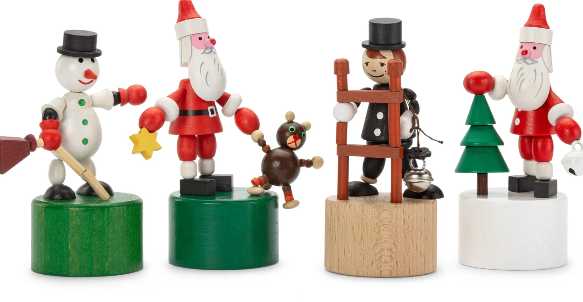 Drückfigur Weihnachtsmann