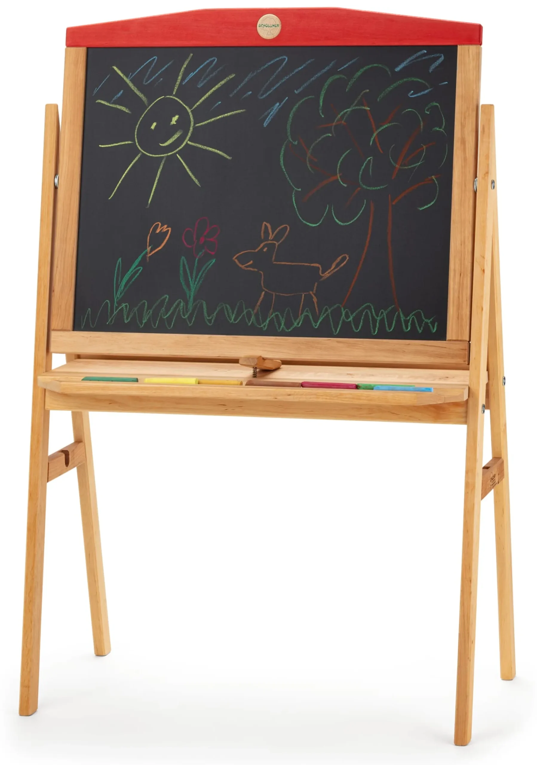 Drehbare Standtafel Erlenholz