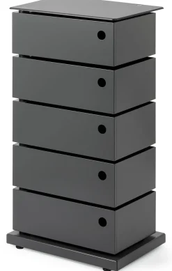 Drehladen-Container Stahlblech 5-fach anthrazit