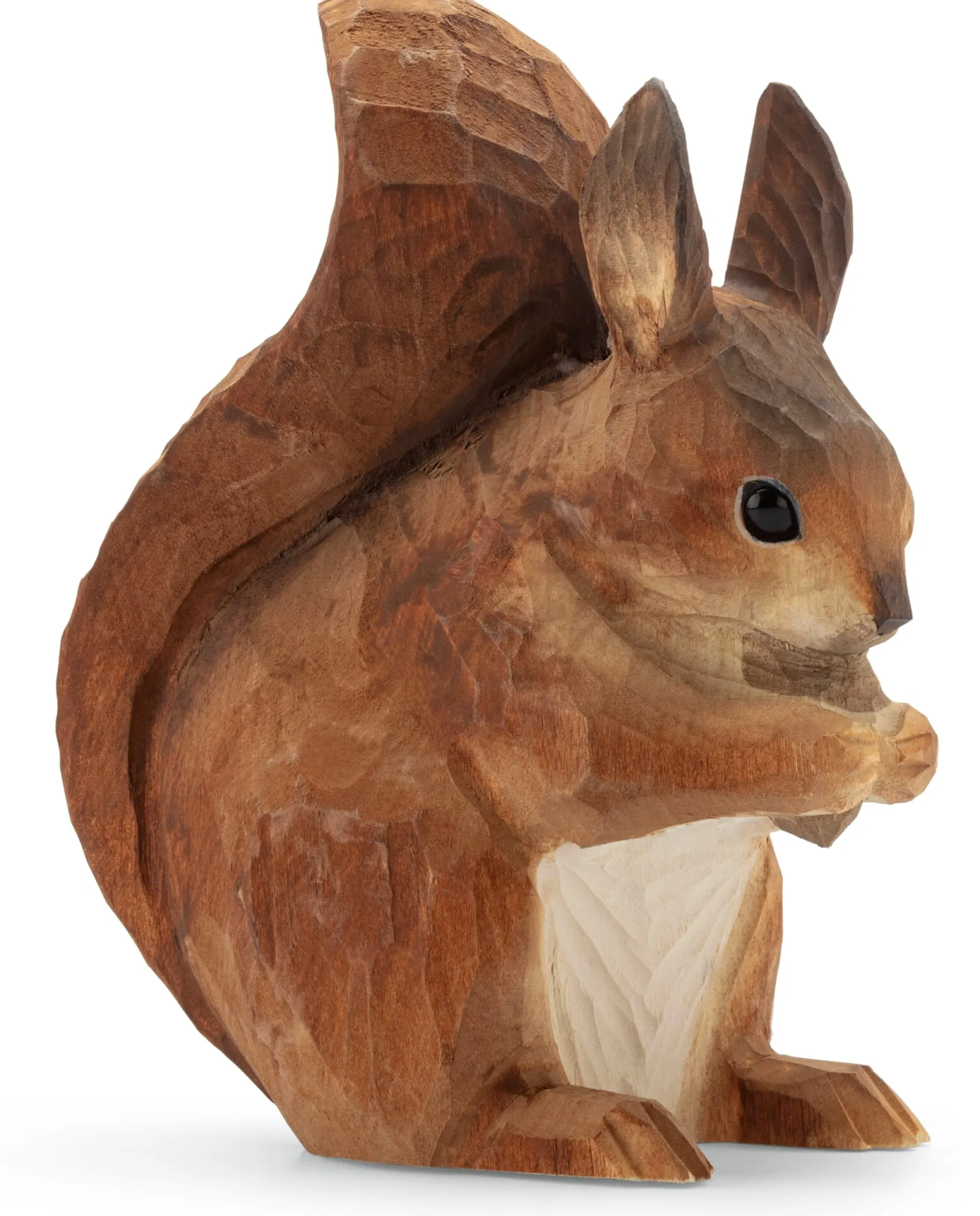 Eichhörnchen Lindenholz handgeschnitzt
