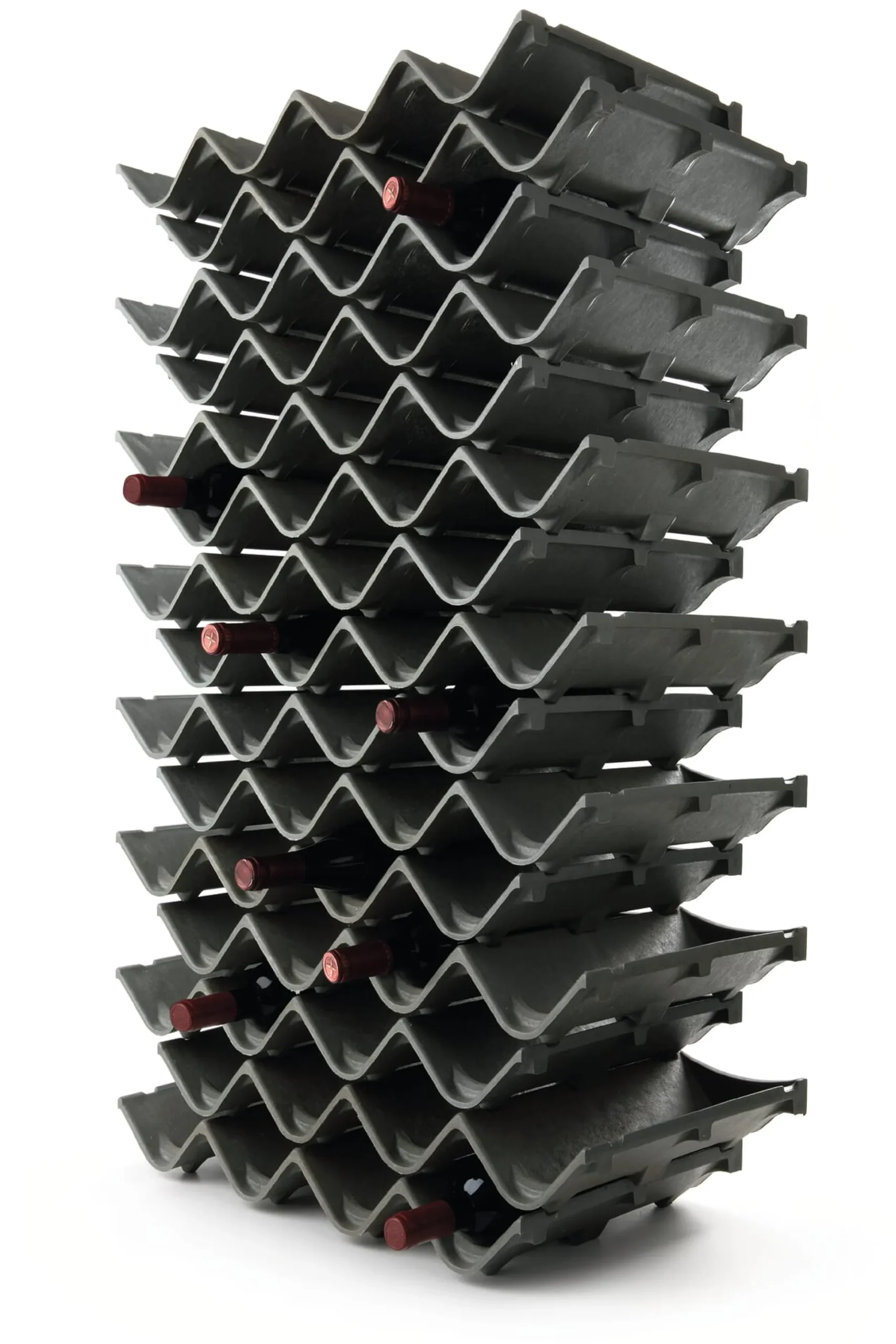 Flaschenregal Zigzag