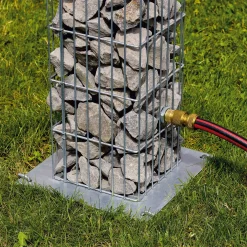 Gabionen-Wasserzapfsäule