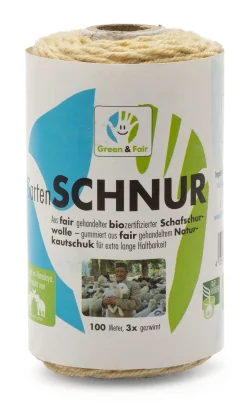 Gartenbindegarn Schafwolle