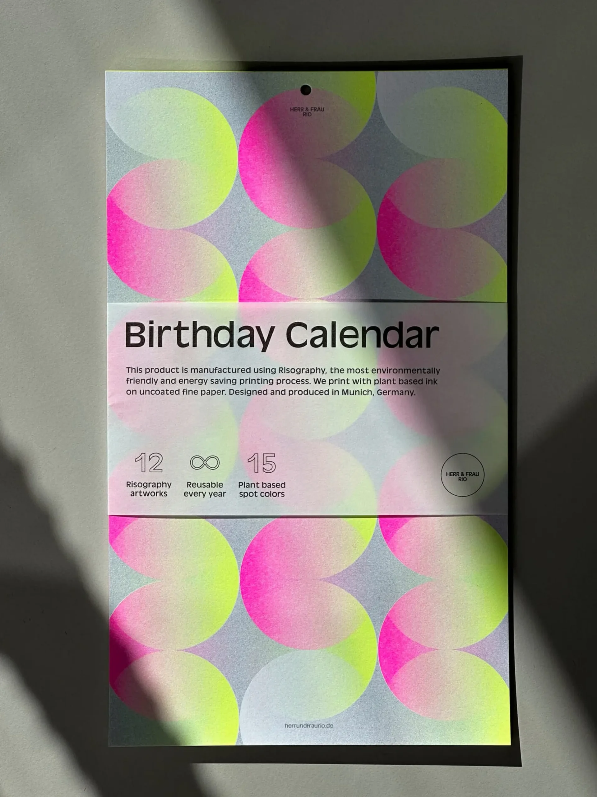 Geburtstagskalender Riso