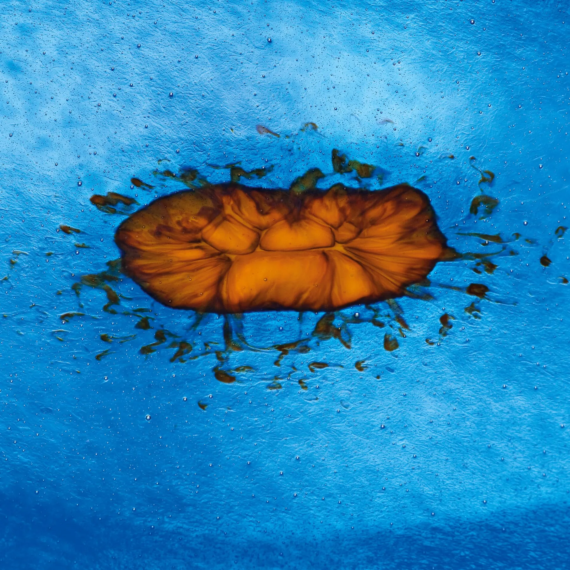 Glasschale mundgeblasen
