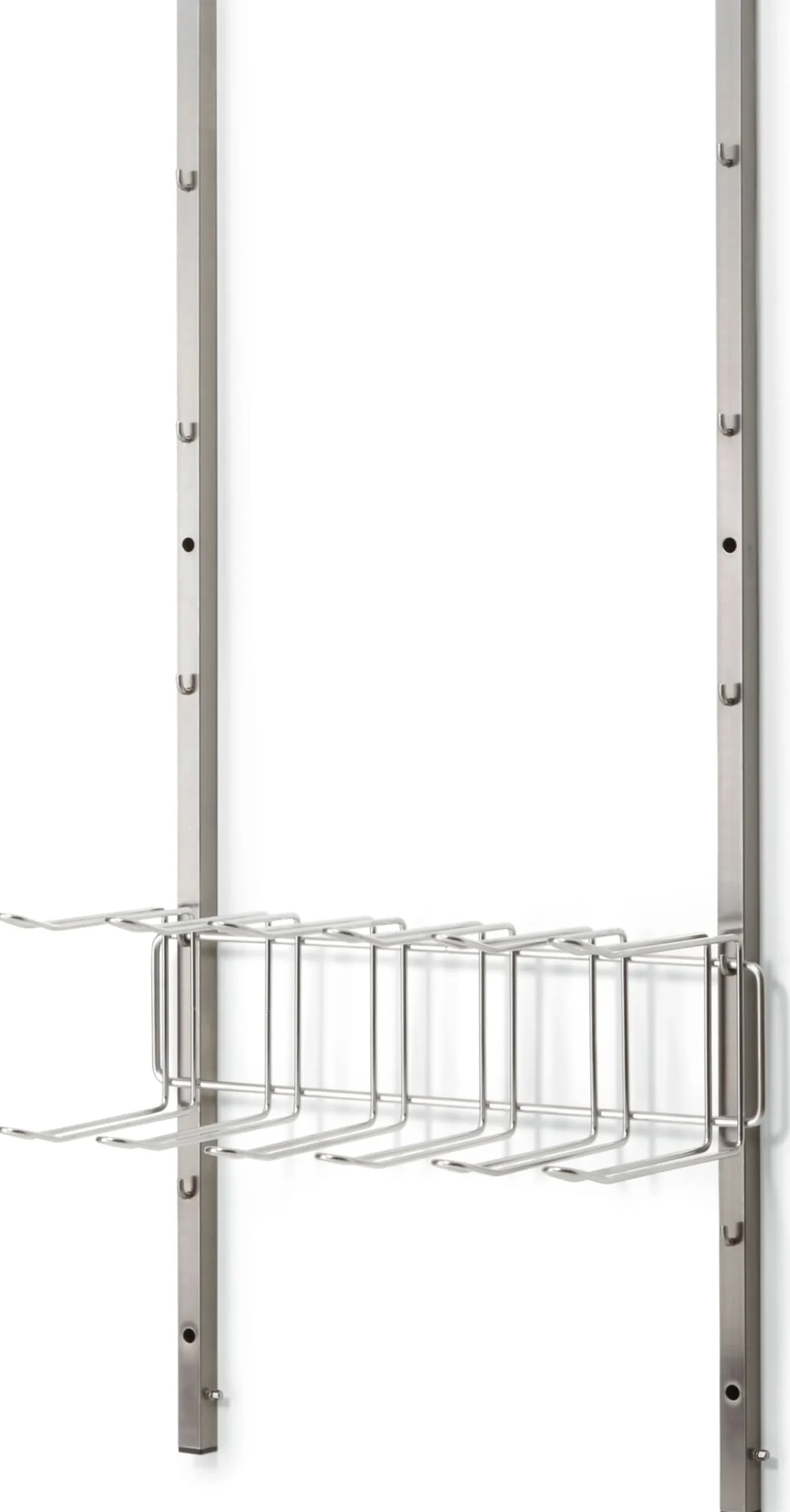 Hakenleiste zu Regalsystem Inox