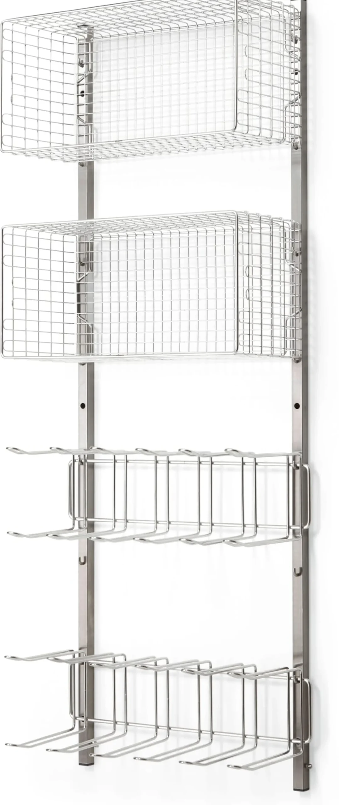 Hakenleiste zu Regalsystem Inox