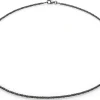 Halskette Fuchsschwanz Oxid, Anthrazit